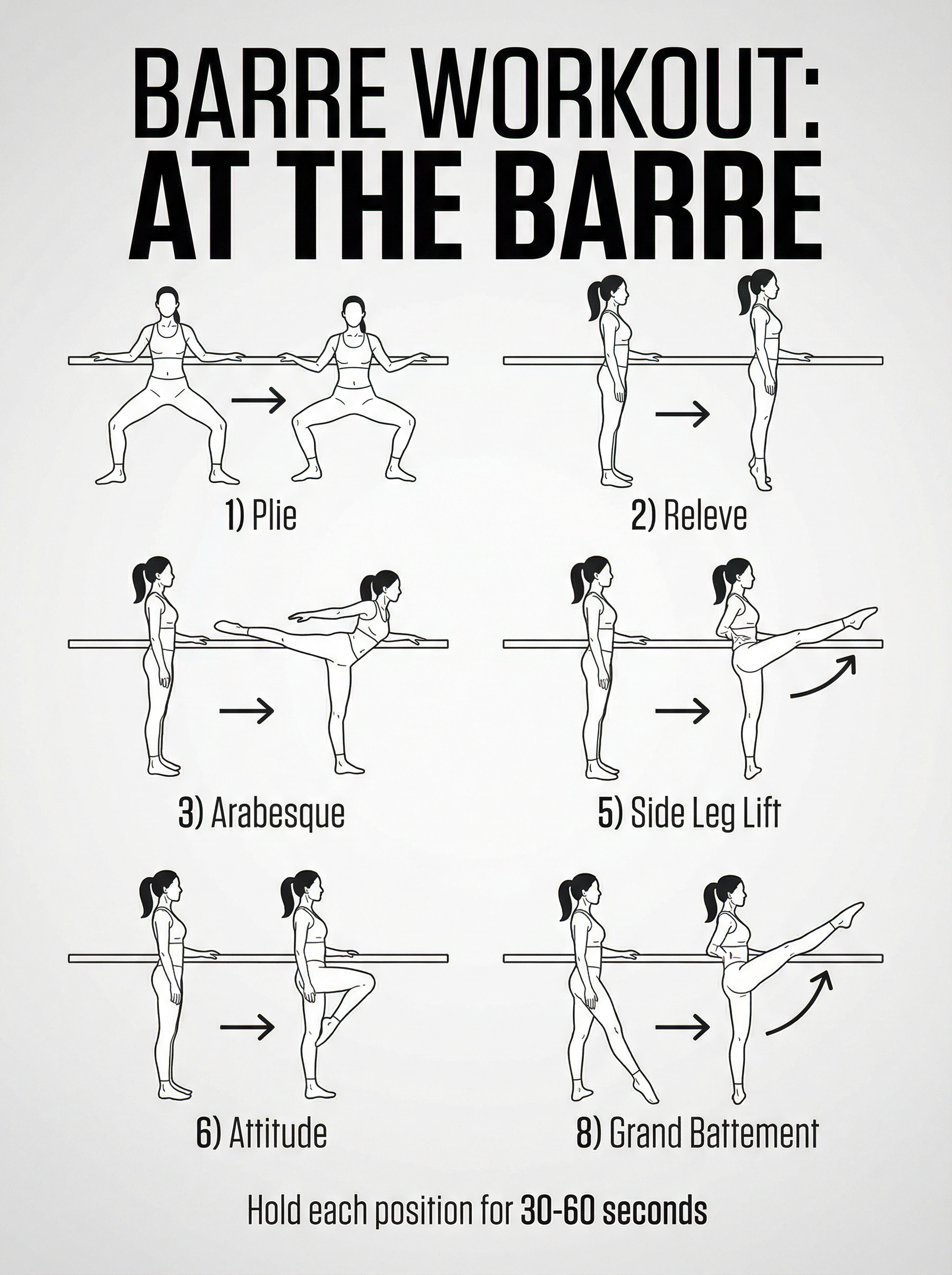 Printable Barre Workout