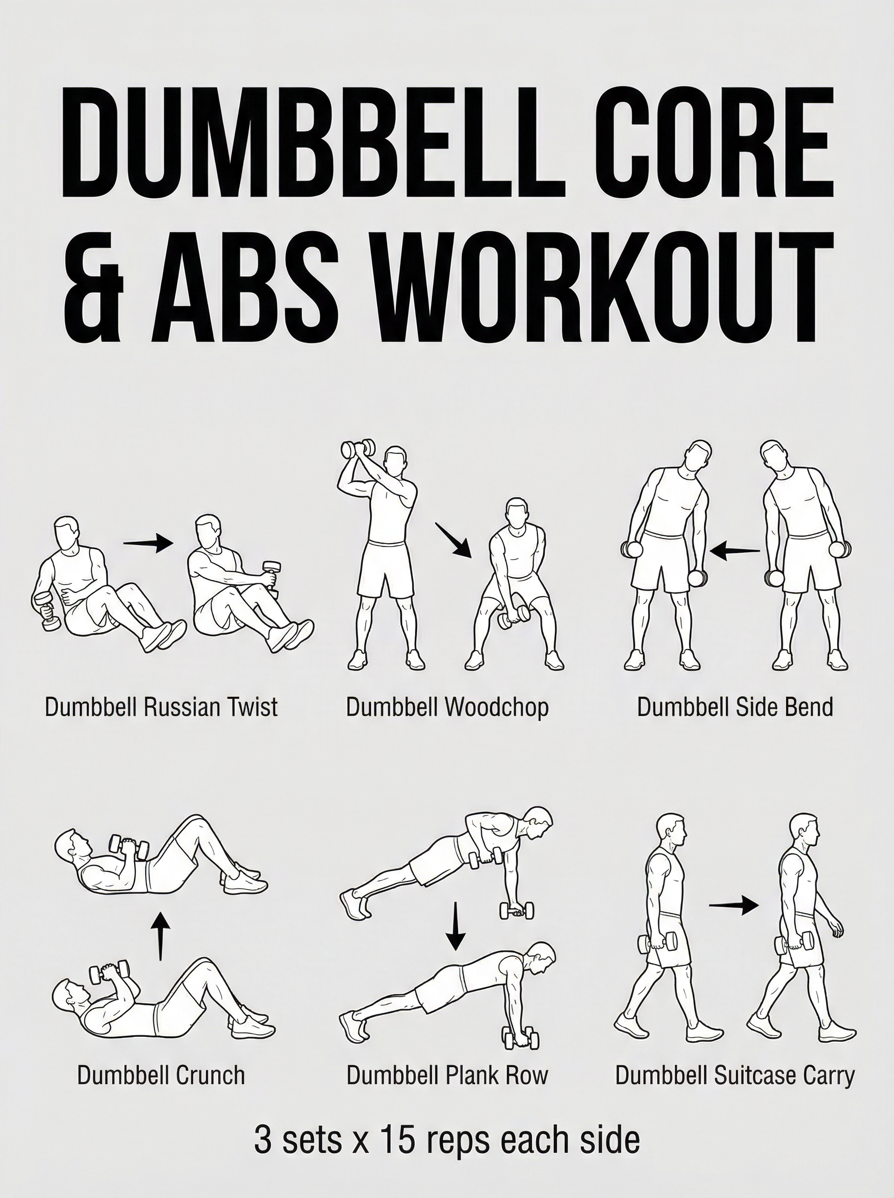 core_dumbbell workout