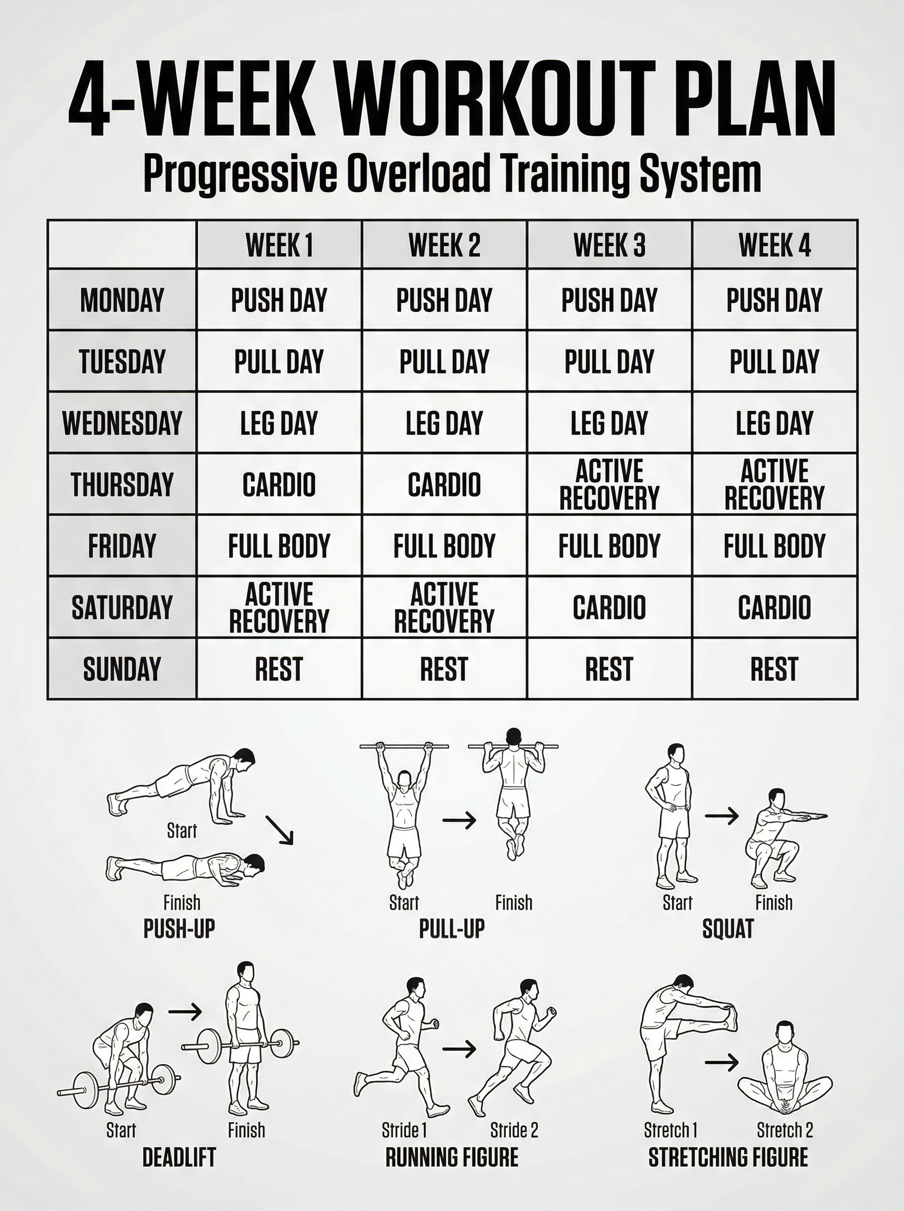 Workout Plan Printable